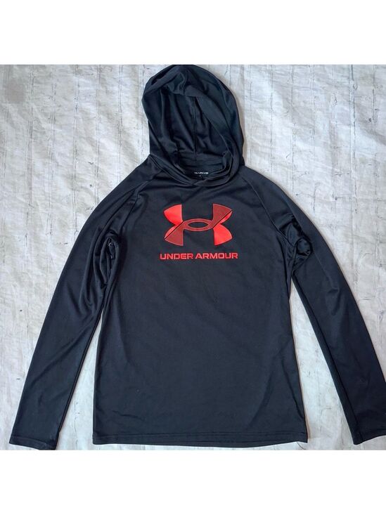 Under Armour Other - NWOT Youth XLarge Under Armour Pullover Hooded Athletic LS Shirt